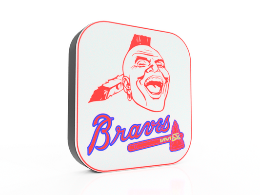 ATL Braves Lamp #1