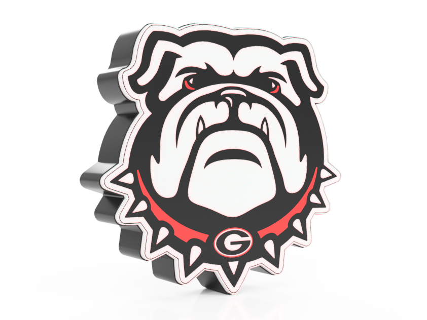 Georgia Bulldogs Lamp #1