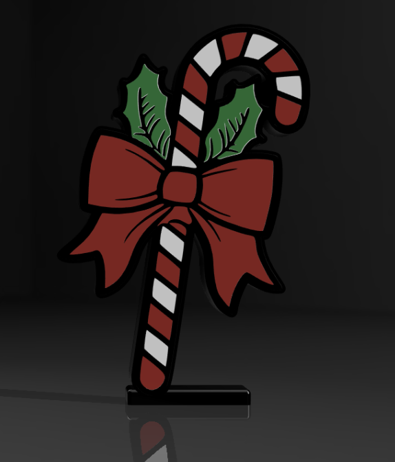 Candy Cane Lamp #1