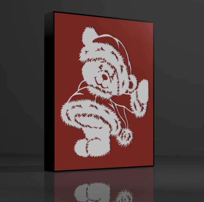 Christmas Bear Lamp #3