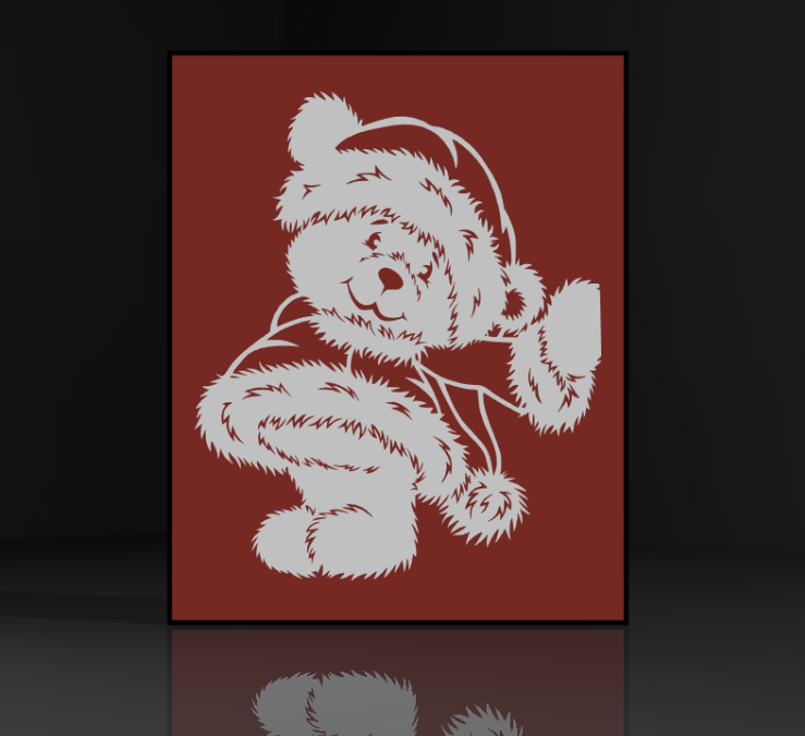 Christmas Bear Lamp #3