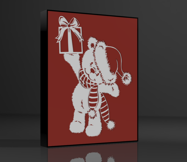 Christmas Bear Lamp #4