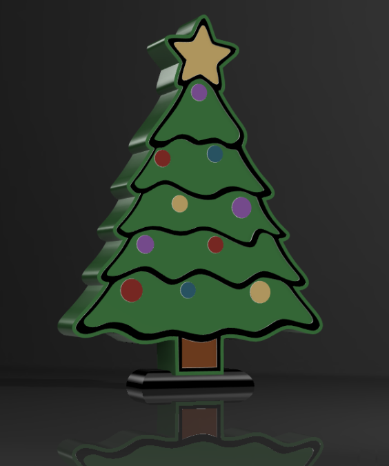 Christmas Tree Lamp #1