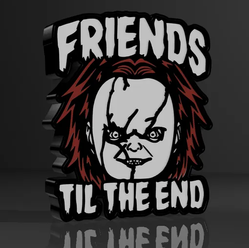 Chucky Friends Till The End Lamp #1