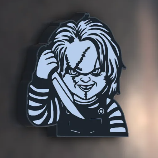 Chucky With Knife Lamp #1