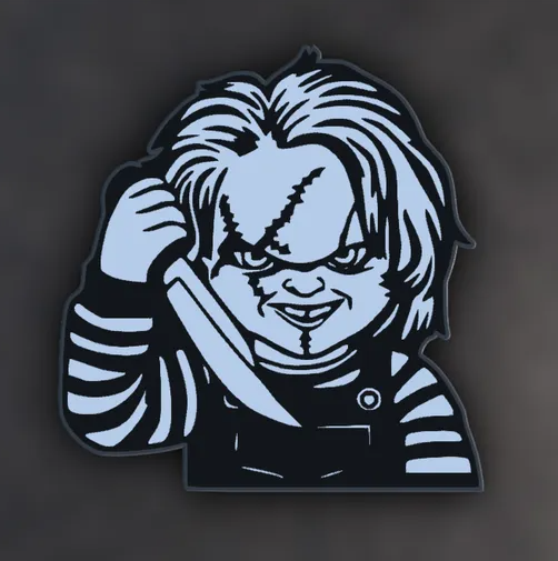 Chucky With Knife Lamp #1