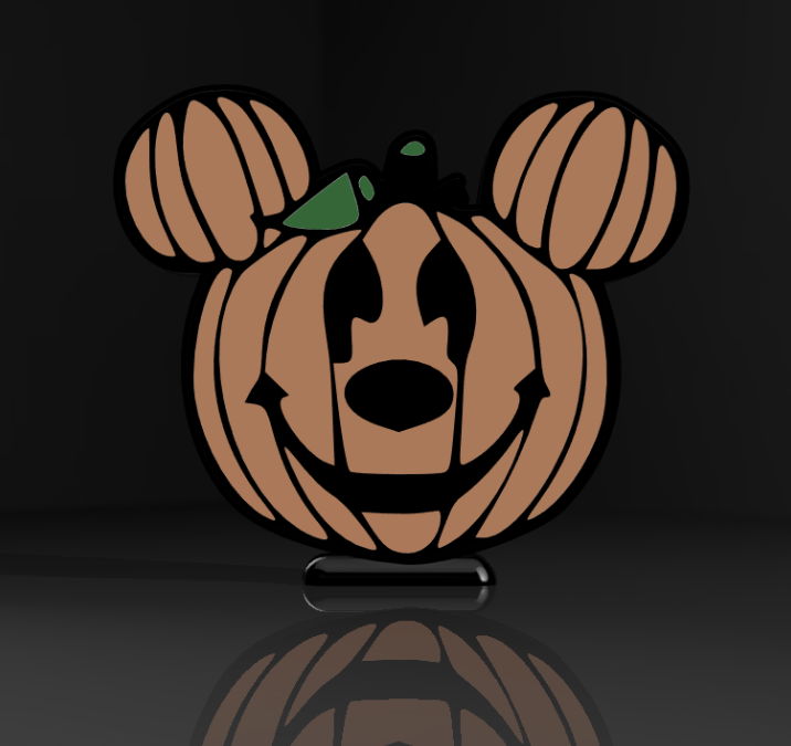 Halloween Mickey Pumpkin #1