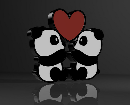 Panda Love Lamp #1