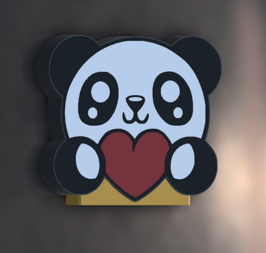 Panda Love Lamp #2