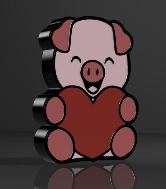 Piggy Love Lamp #1