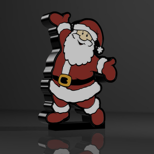 Santa Lamp #1