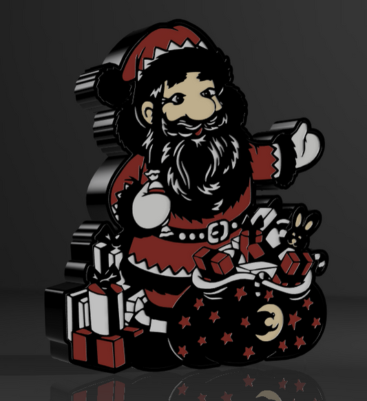 Santa Lamp #2