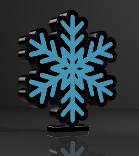 Snowflake Lamp #3