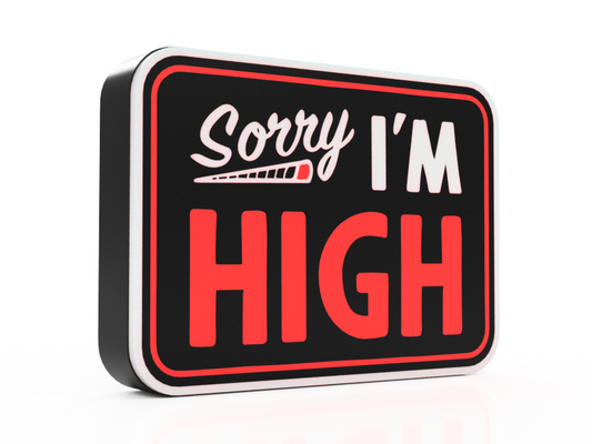 Sorry I'm High Lamp